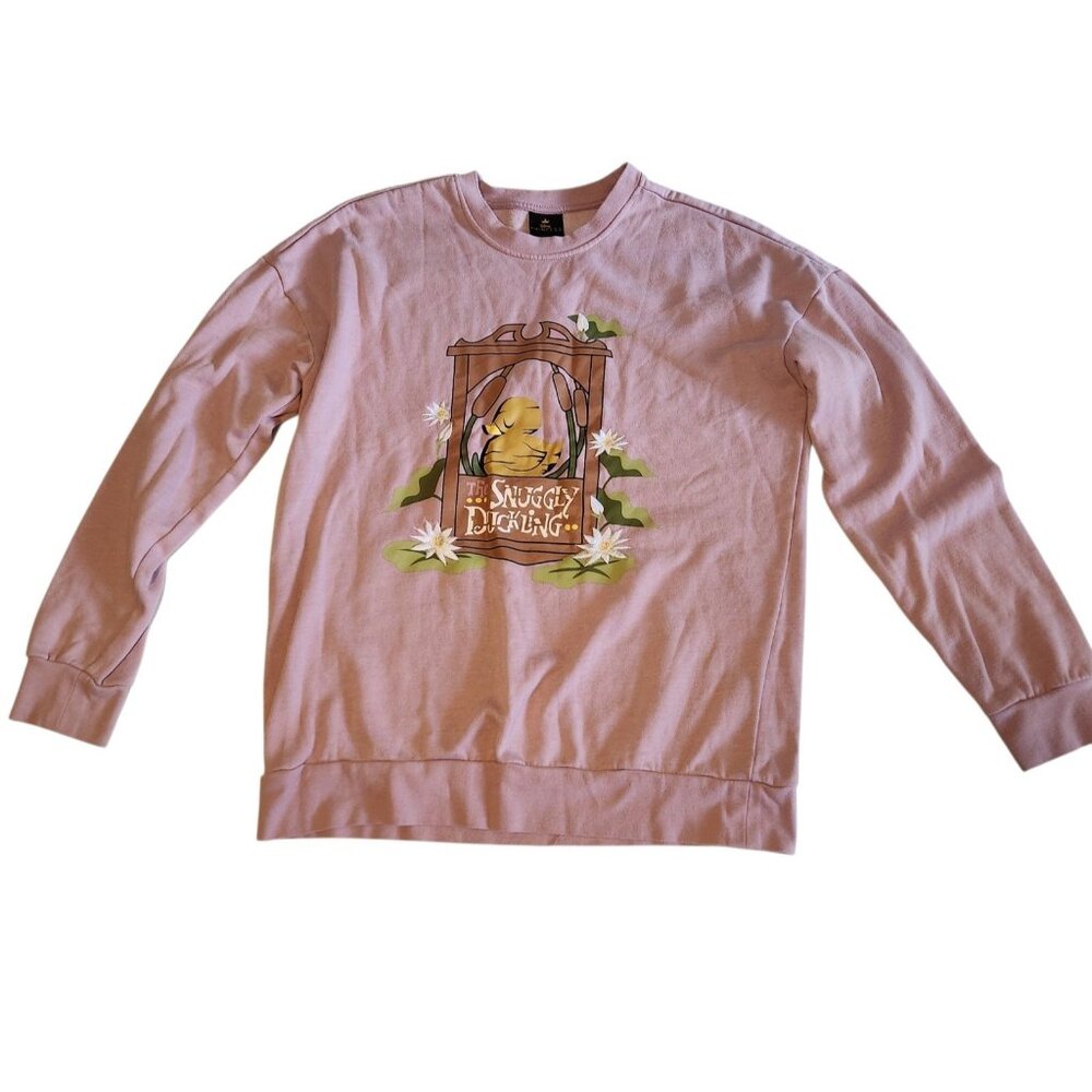 Disney Princess The Snuggly Duckling Sweater Pink Unisex Size Medium